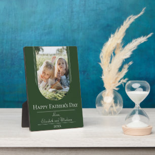 Modern Arch Frame Photo Father's Day   Emerald