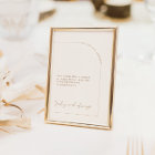 Modern Arch In Loving Memory Poster