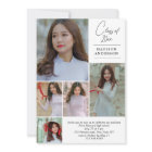 Modern Arch Photo Collage Graduation Invitation