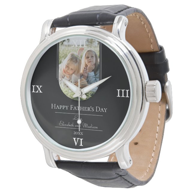 Modern Arch Photo Father's Day | Black Watch (Angled)