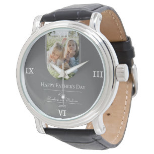 Modern Arch Photo Father's Day Grey Watch