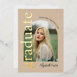 Modern arch photo graduation