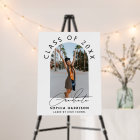 Modern Arch Photo Graduation Welcome Sign
