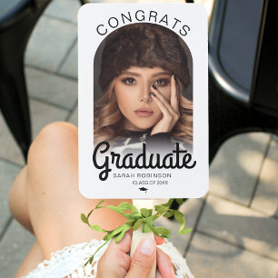 Modern Arch Photo Minimal Graduation Hand Fan