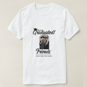 Modern arch Proud Friends graduate Graduation T-Shirt