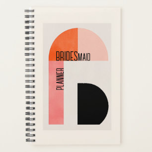 Modern Arch, with Name Area, Bridal Party Wedding Planner