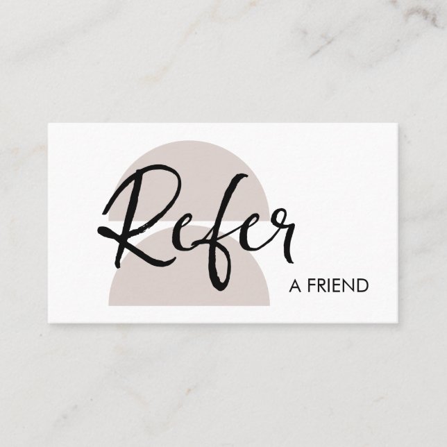 Modern Arches Refer a Friend Referral Card (Front)