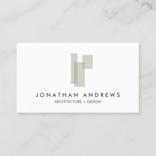 MODERN ARCHITECT CONSTRUCTION LOGO Business Card