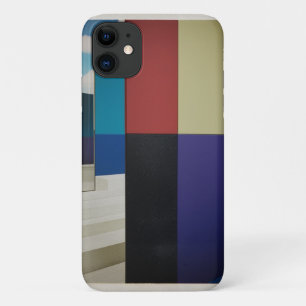 Modern Architectural Color-Block Abstract Apple  iPhone 11 Case