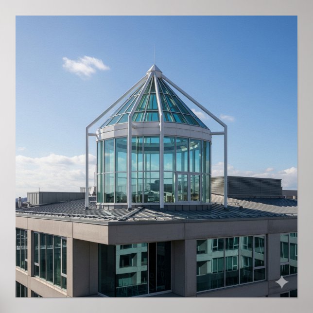 Modern Architectural Cupola Poster (Front)