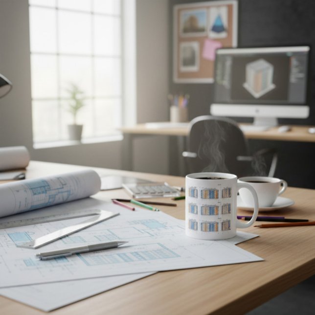 Modern Architectural Facade Design Mug (Creator Uploaded)
