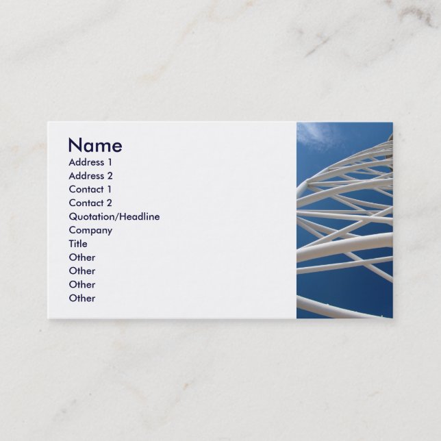 Modern Architecture Business Card (Front)