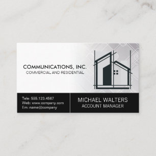 Modern Architecture Logo Design Business Card