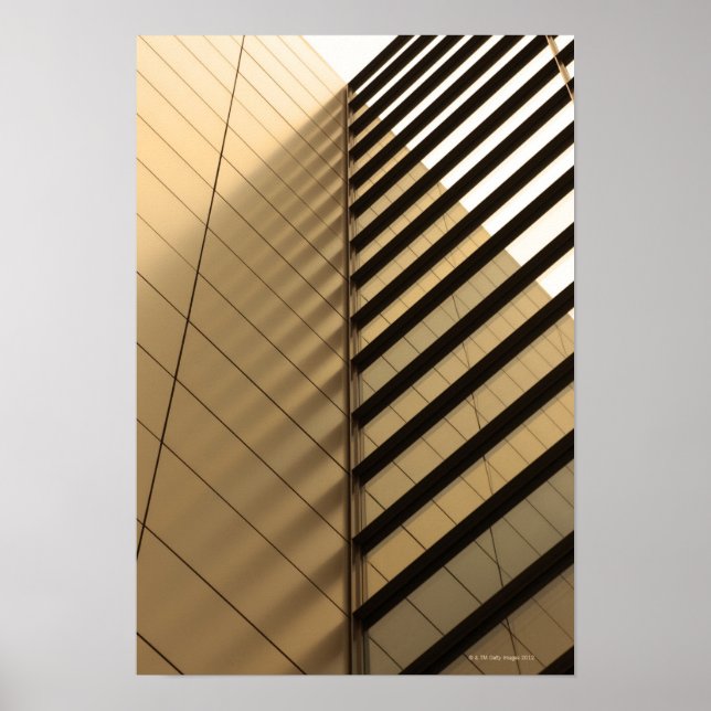 Modern architecture, yellow toned poster (Front)