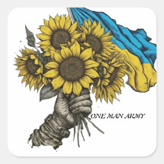 MODERN ARMY SQUARE STICKER