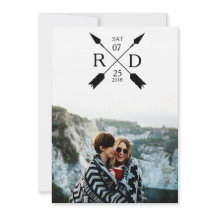 Modern Arrow | Save the Date | Photo Wedding