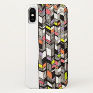 Modern Arrows Ink Pattern Abstract Tribal iPhone X Case