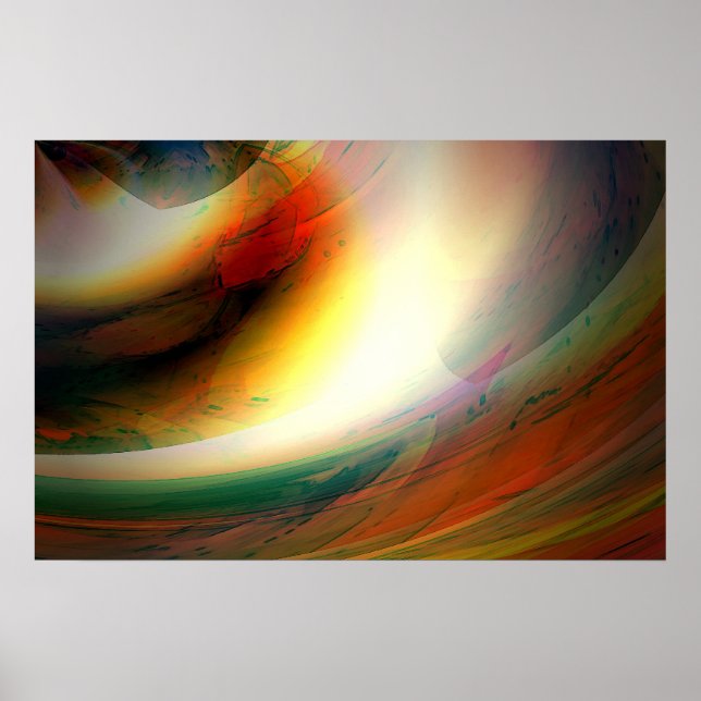 Modern Art - Abstract Art Print Poster (Front)