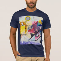 Modern Art Abstract Kandinsky Yellow Red Blue