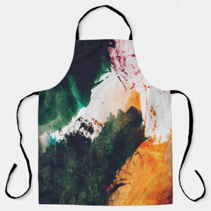 Modern art, abstract painting. Fine art abstract p Apron