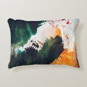 Modern art, abstract painting. Fine art abstract p Decorative Cushion