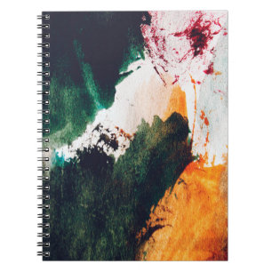 Modern art, abstract painting. Fine art abstract p Notebook