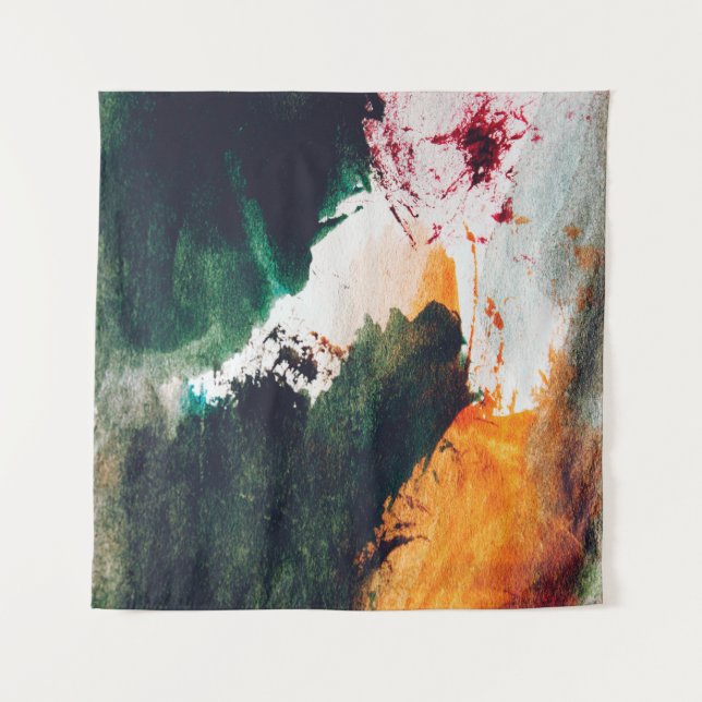 Modern art, abstract painting. Fine art abstract p Tapestry (Front)