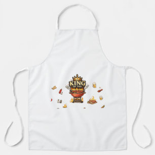 Modern art all over print apron