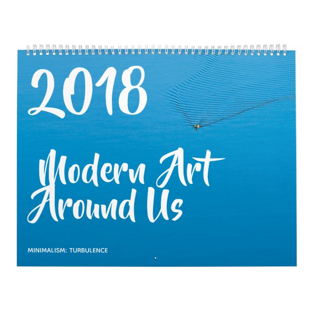 Modern Art Around Us funny customisable Calendar (Cover)