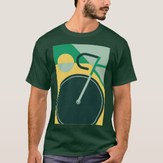 Modern Art Bicycle Cycling Graphic 1 T-Shirt