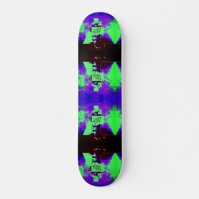 Modern art bottle skateboard (Front)