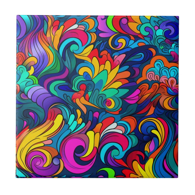 Modern Art Ceramic Tile (Front)