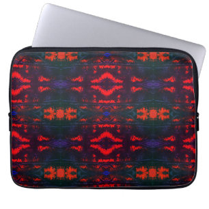 Modern art colorful abstract images laptop sleeve