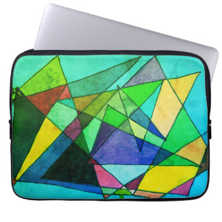 Modern art colourful abstract images               laptop sleeve