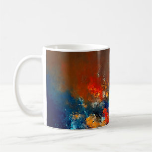 Modern art. Colourful contemporary artwork. Colour Coffee Mug