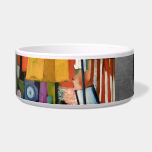 Modern art composition pet leash
