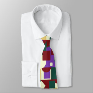 Modern Art Cubism Professional Business Formal Tie
