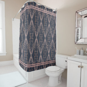 Modern Art Deco Pattern Shower Curtain
