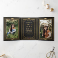 Modern Art Deco Photo Graduation