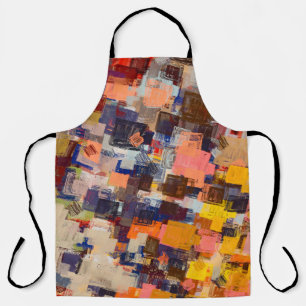 Modern art drawing. Digital texture wallpaper. Art Apron
