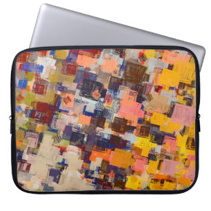 Modern art drawing. Digital texture wallpaper. Art Laptop Sleeve