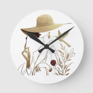 Modern Art & Fashion Wall Clock