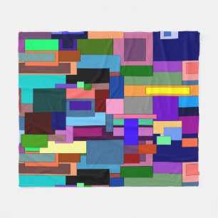Modern Art Fleece Blanket