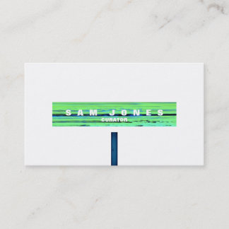 Modern Art Gallery Business Card