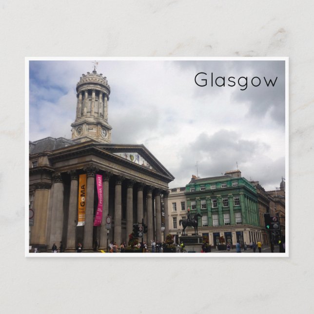 modern art gallery  glasgow postcard (Front)