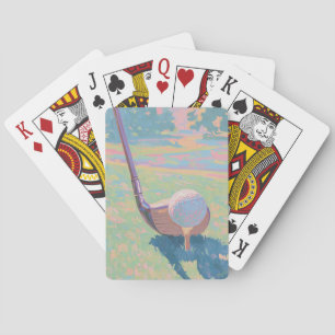 Modern Art Golf Playing Cards