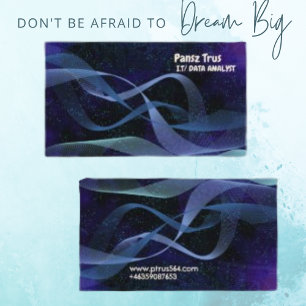 Modern Art IT Data Analyst Business Card