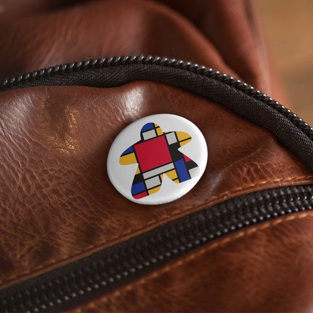 Modern Art Meeple Button (Creator Uploaded)