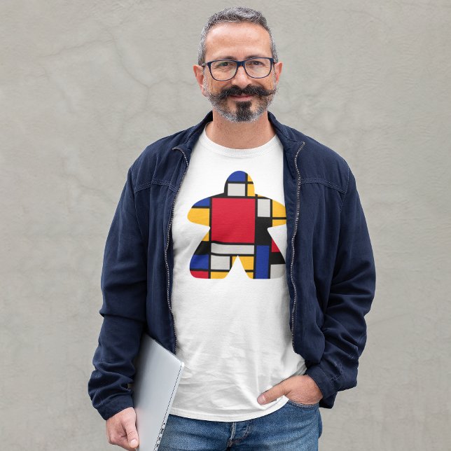 Modern Art Meeple Mens Shirt (Creator Uploaded)