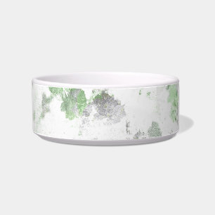 Modern art of flower pattern and wall texture mix bowl